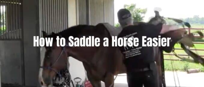 How to Saddle a Horse Easier